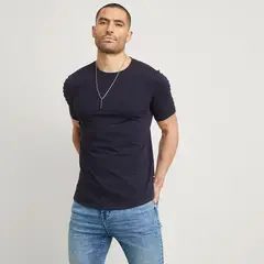 MOSSIMO - Camiseta Hombre Manga corta de Algodón