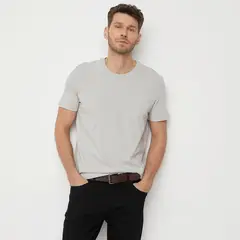 BASEMENT - Camiseta Hombre Manga corta Regular fit de Algodón