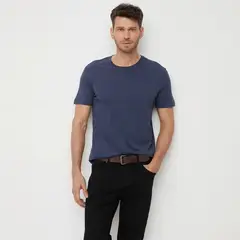 BASEMENT - Camiseta Hombre Manga corta Regular fit de Algodón