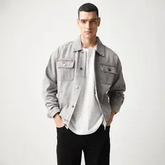 BASEMENT - Chaqueta de jean Hombre de Algodón