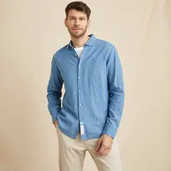 LA MARTINA - Camisa Hombre Manga larga Slim fit