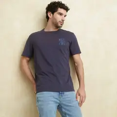 UNIVERSITY CLUB - Camiseta Hombre Manga corta con Estampado Regular fit de Algodón