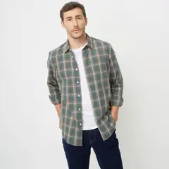 NEWPORT - Camisa Hombre de Cuadros Manga larga de Algodón