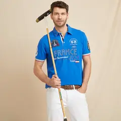 LA MARTINA - Camiseta polo Hombre con Estampado de Algodón