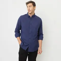 NEWPORT - Camisa Hombre Manga larga Recto de Algodón