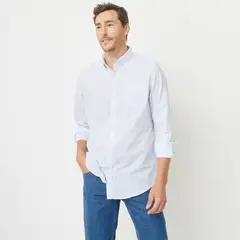 NEWPORT - Camisa Hombre Manga larga Recto de Algodón