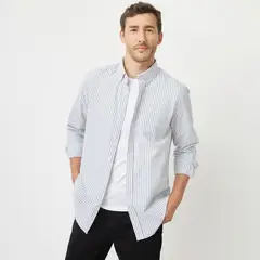 NEWPORT - Camisa Hombre Manga larga Recto de Algodón