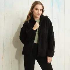 DOO AUSTRALIA - Saco Polar Mujer Efecto pelo