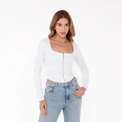 MOSSIMO - Camisa Mujer Manga larga