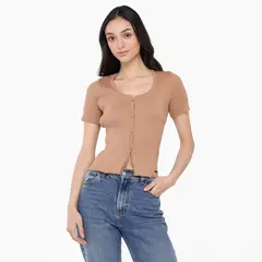 DOO AUSTRALIA - Blusa Mujer Tejido Manga corta