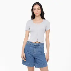 DOO AUSTRALIA - Blusa Mujer Tejido Manga corta