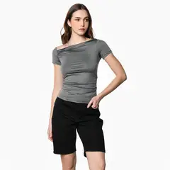 DENIMLAB - Camiseta Mujer Manga corta de Algodón