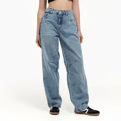 SYBILLA - Jean Balloon Mujer Tiro medio