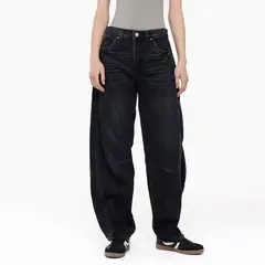 SYBILLA - Jean Balloon Mujer Tiro medio