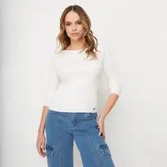 MOSSIMO - Sacos Mujer de Rayas de Algodón