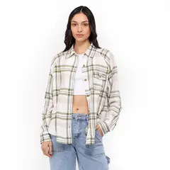 DOO AUSTRALIA - Camisa leñadora Mujer Manga larga de Algodón