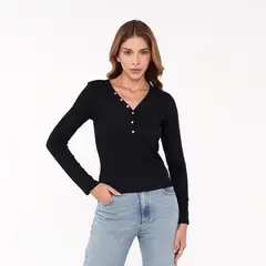 MOSSIMO - Camisa Mujer Manga larga