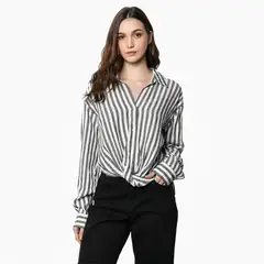 DENIMLAB - Blusa Mujer de Rayas Manga larga