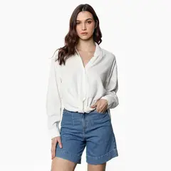 DENIMLAB - Blusa Mujer de Rayas Manga larga