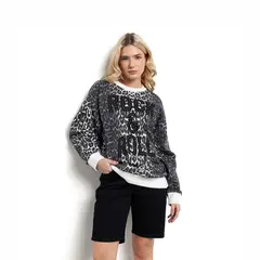 DENIMLAB - Buzo Mujer con Estampado de Algodón