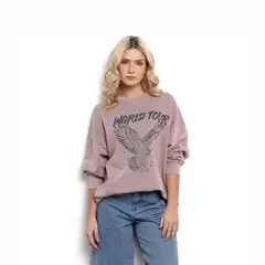 DENIMLAB - Buzo Mujer con Estampado de Algodón