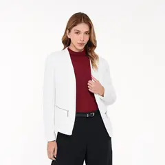 MOSSIMO - Blazer Mujer Cuello clásico