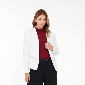 MOSSIMO - Blazer Mujer Cuello clásico