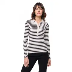 BASEMENT - Blusa Mujer Manga larga de Algodón