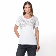 SOUTHLAND - Camiseta Mujer Con Estampado Manga corta