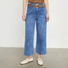 APOLOGY - Jean Wide leg Mujer Tiro alto
