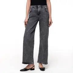 UNIVERSITY CLUB - Jean Wide leg Mujer Tiro alto