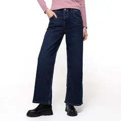 UNIVERSITY CLUB - Jean Wide leg Mujer Tiro alto