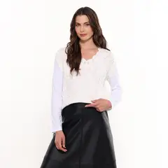 UNIVERSITY CLUB - Chaleco Mujer Tejido Slim fit