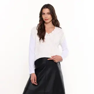 UNIVERSITY CLUB - Chaleco Mujer Tejido Slim fit