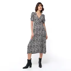 BASEMENT - Vestido Mujer Medio Casual con Estampado