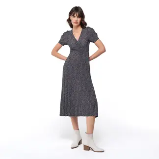 BASEMENT - Vestido Mujer Medio Casual con Estampado