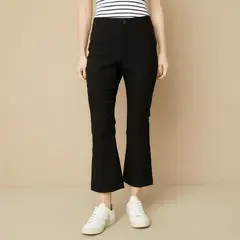 UNIVERSITY CLUB - Pantalón Flare Mujer Tiro alto con Estampado