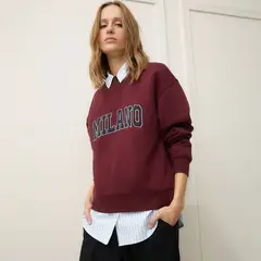 BASEMENT - Saco Mujer con Estampado de Algodón
