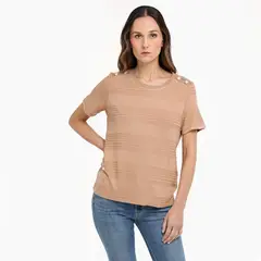 APOLOGY - Camiseta Mujer Manga corta de Viscosa