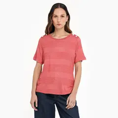 APOLOGY - Camiseta Mujer Manga corta de Viscosa