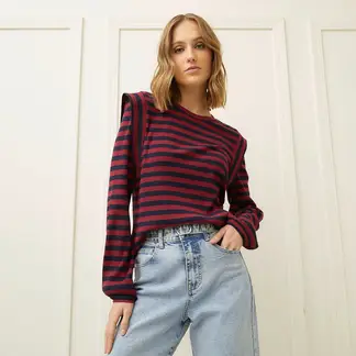 BASEMENT - Blusa Mujer Manga larga