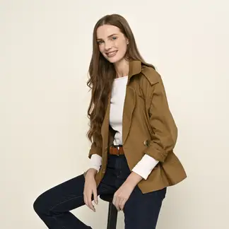 UNIVERSITY CLUB - Trench Mujer de Algodón