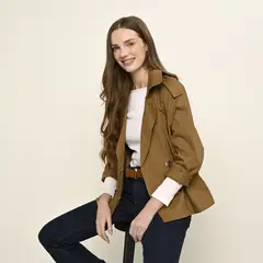 UNIVERSITY CLUB - Trench Mujer de Algodón