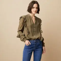 UNIVERSITY CLUB - Blusa Mujer Manga larga