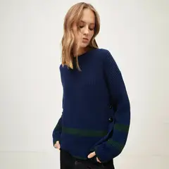 BASEMENT - Saco Mujer Tejido de Algodón