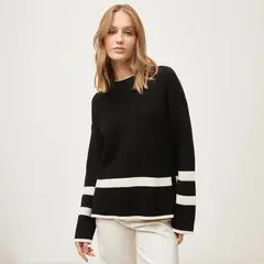 BASEMENT - Saco Mujer Tejido de Algodón