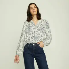 APOLOGY - Blusa Mujer con Estampado Manga larga globo