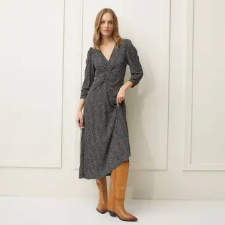BASEMENT - Vestido Mujer Medio Casual con Estampado