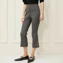BASEMENT - Pantalón Culotte Mujer Tiro alto