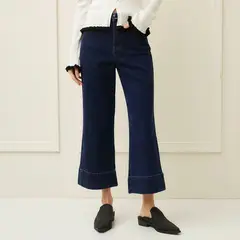 BASEMENT - Jean Culotte Mujer Tiro medio